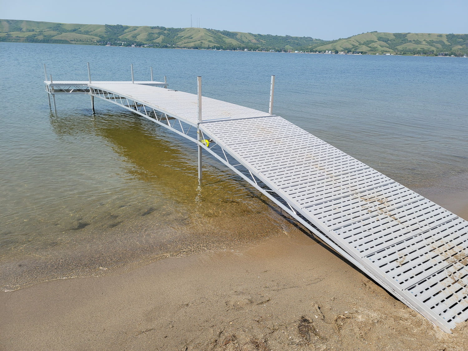 4ft x 30ft Roll-In Dock Package with 4ftx10 patio