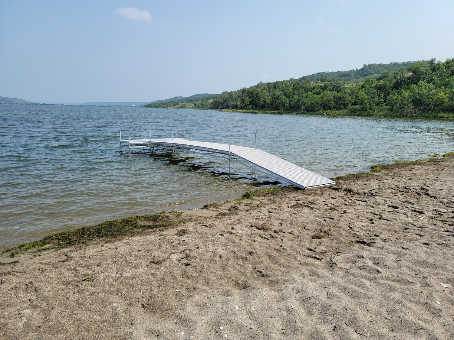 4ft x 30ft Roll-In Dock Package with 4ftx10 patio