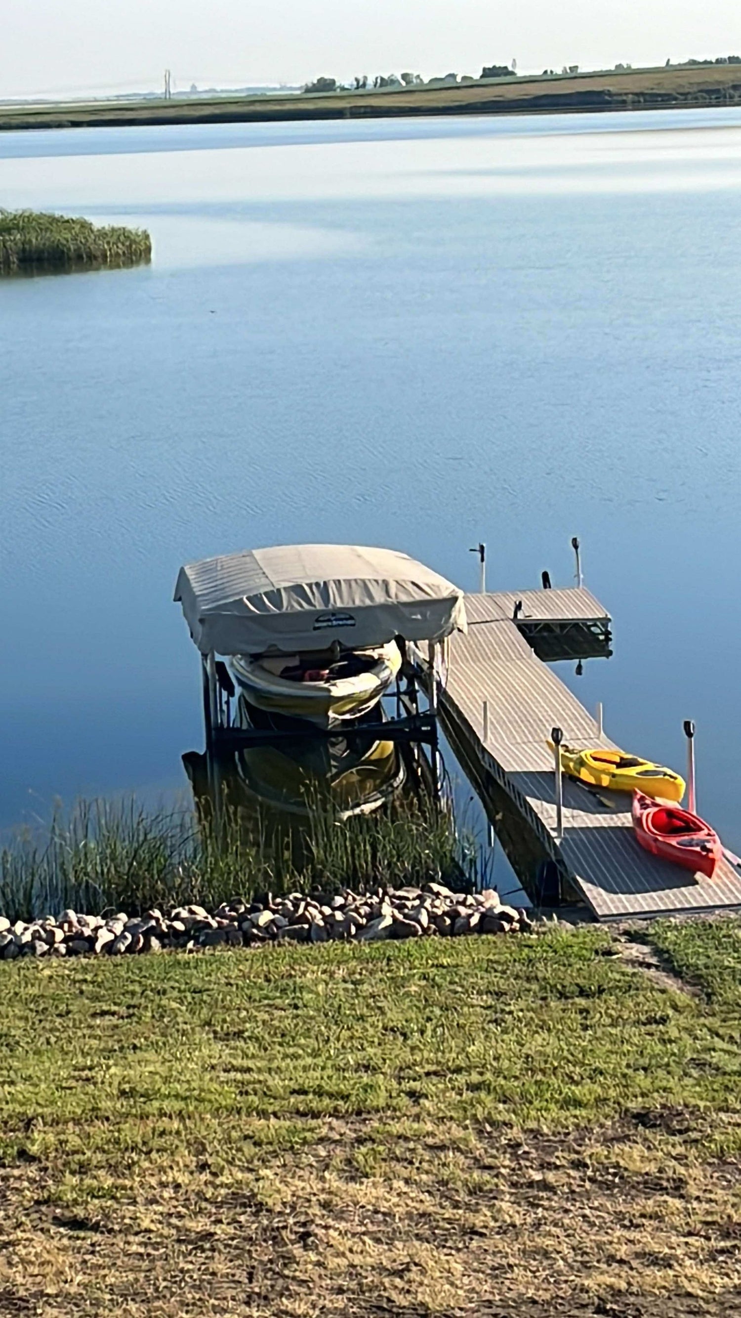 4ft x 42ft Roll-In Dock Package with 4ftx10 patio