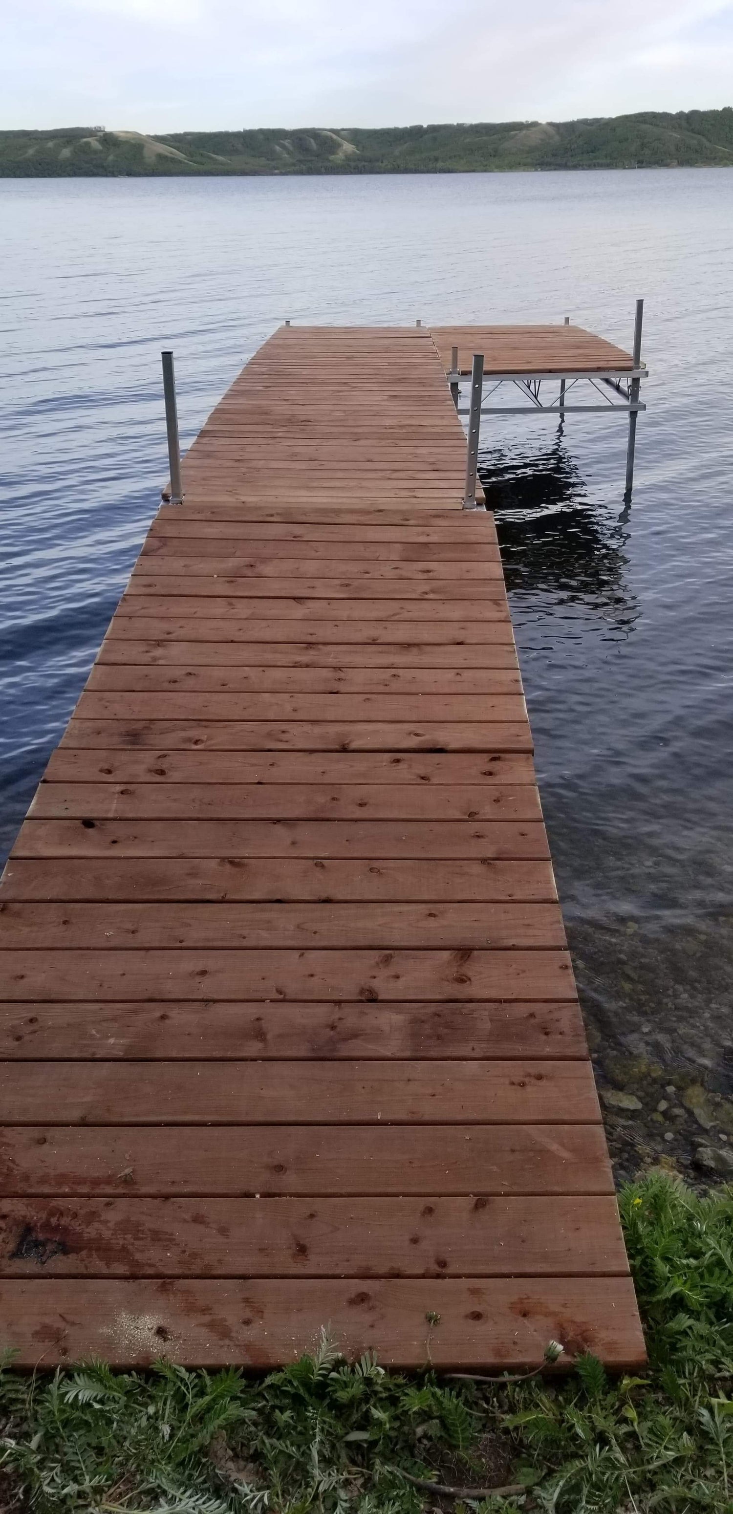 4ft x 30ft Roll-In Dock Package with 4ftx10 patio
