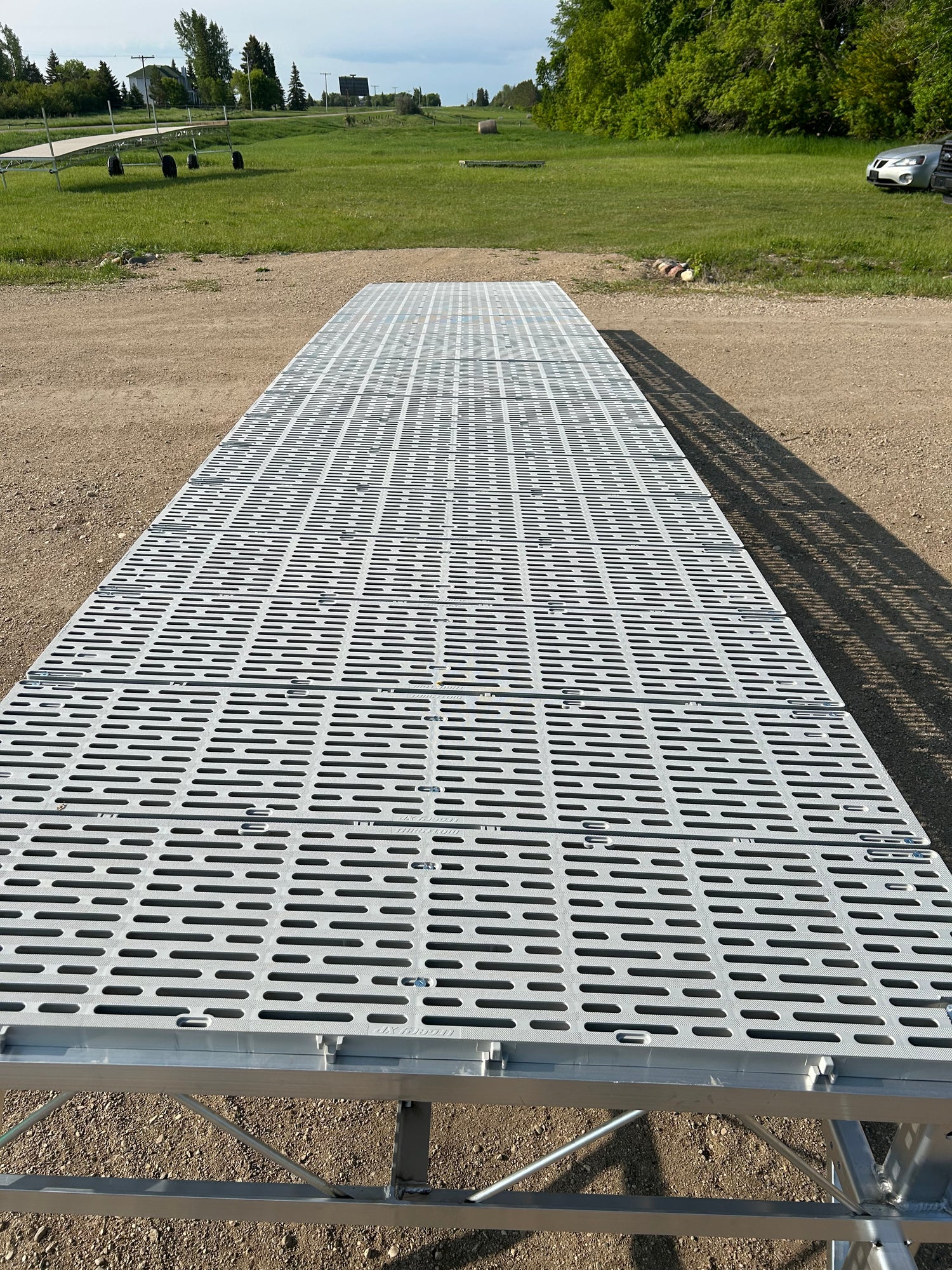 ThurFlow LXP Grey Decking 2ftx4ft panel