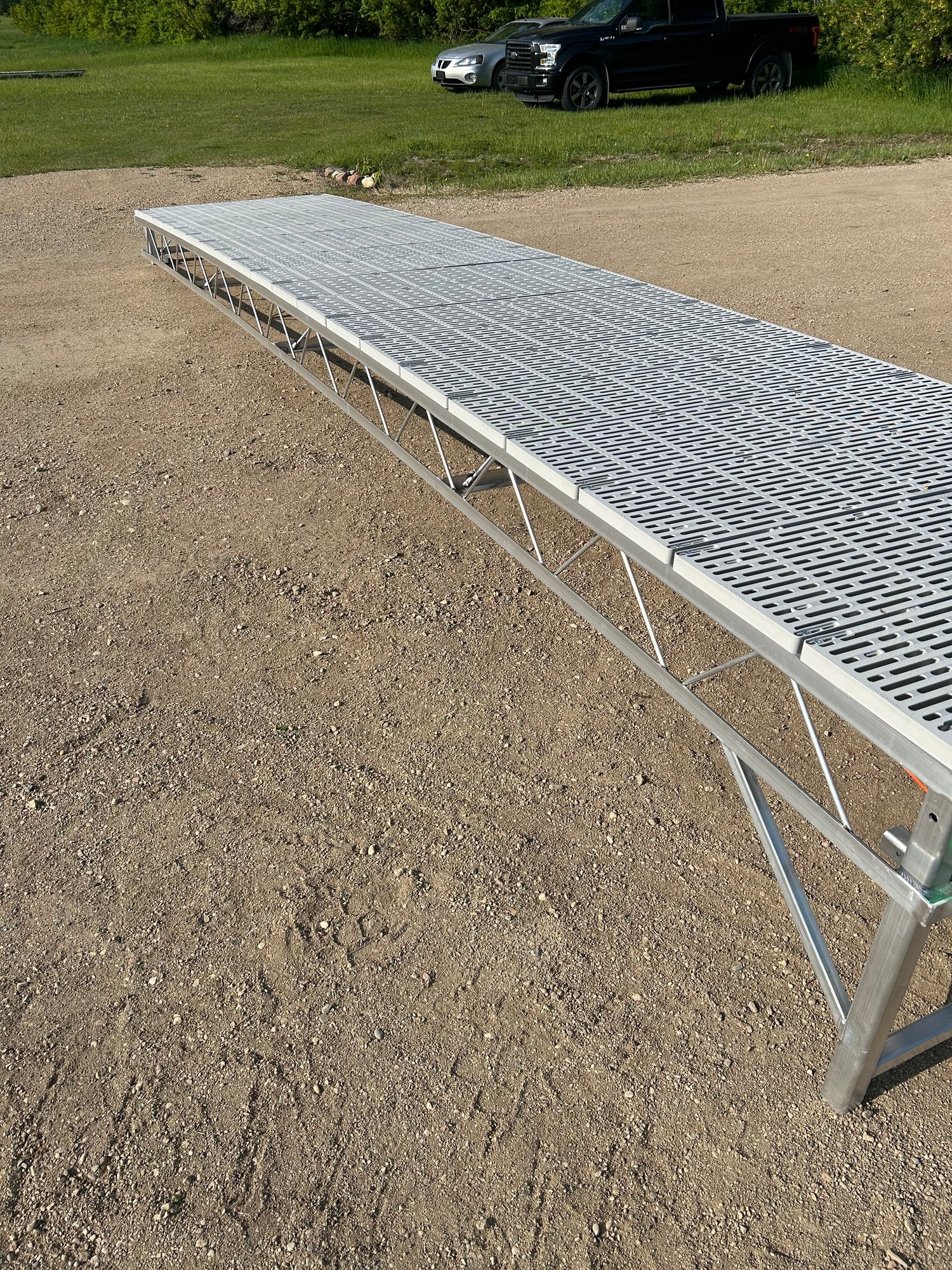 ThurFlow LXP Grey Decking 2ftx4ft panel